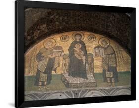 Mosaics in the Hagia Sophia, Originally a Church, Then a Mosque, Istanbul, Turkey-R H Productions-Framed Photographic Print