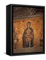 Mosaics in the Hagia Sophia, Originally a Church, Then a Mosque, Istanbul, Turkey-R H Productions-Framed Stretched Canvas