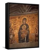 Mosaics in the Hagia Sophia, Originally a Church, Then a Mosque, Istanbul, Turkey-R H Productions-Framed Stretched Canvas