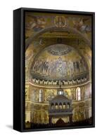 Mosaics Inside the Church of Santa Maria in Trastevere-Stuart Black-Framed Stretched Canvas