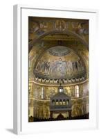 Mosaics Inside the Church of Santa Maria in Trastevere-Stuart Black-Framed Photographic Print