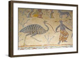 Mosaics, Moses Memorial Church, Mount Nebo, East Bank Plateau, Jordan.-Nico Tondini-Framed Photographic Print