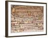 Mosaics Showing Map of Palestine, St. George Orthodox Christian Church, Madaba, Jordan, Middle East-Tondini Nico-Framed Photographic Print
