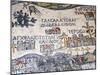 Mosaics Showing Map of Palestine, St. George Orthodox Christian Church, Madaba, Jordan, Middle East-Tondini Nico-Mounted Photographic Print