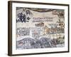 Mosaics Showing Map of Palestine, St. George Orthodox Christian Church, Madaba, Jordan, Middle East-Tondini Nico-Framed Photographic Print