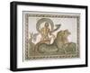 Mosaïque "Le triomphe de Neptune" en médaillon central avec 56 médaillons autour-null-Framed Giclee Print