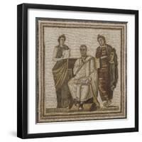 Mosaïque romaine-null-Framed Giclee Print