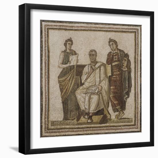 Mosaïque romaine-null-Framed Giclee Print