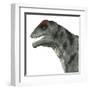 Moschops Dinosaur, White Background-Stocktrek Images-Framed Art Print