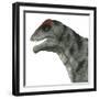 Moschops Dinosaur, White Background-Stocktrek Images-Framed Art Print