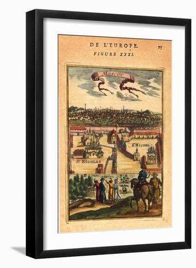 Moscow, 1683-Alain Manesson Mallet-Framed Giclee Print