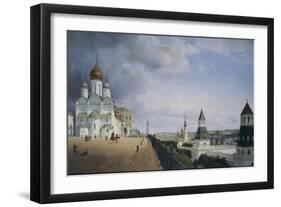 Moscow, 1839, Door of Triptych-Edward Burne-Jones-Framed Giclee Print