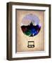 Moscow Air Balloon-NaxArt-Framed Art Print