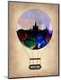 Moscow Air Balloon-NaxArt-Mounted Art Print