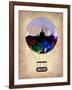 Moscow Air Balloon-NaxArt-Framed Art Print