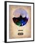 Moscow Air Balloon-NaxArt-Framed Art Print