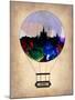 Moscow Air Balloon-NaxArt-Mounted Art Print