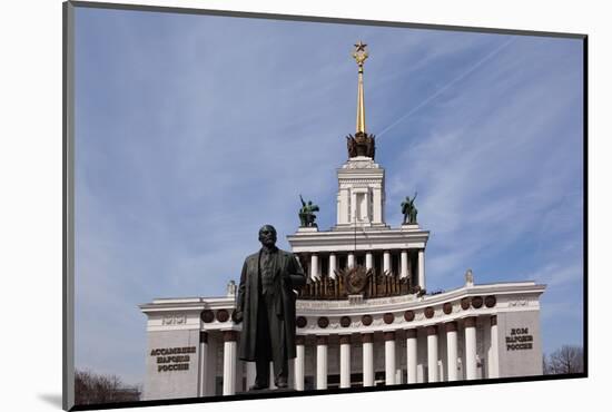 Moscow, All-Union Exhibition, House of the Russian People, Lenin Monument-Catharina Lux-Mounted Photographic Print