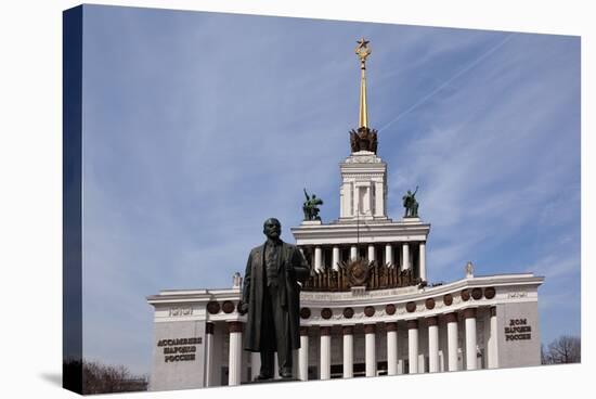 Moscow, All-Union Exhibition, House of the Russian People, Lenin Monument-Catharina Lux-Stretched Canvas