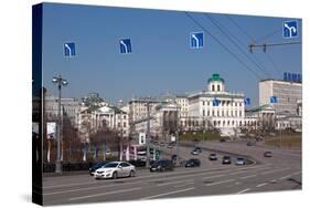 Moscow, Boulevard to the Greater Stone Bridge, Traffic-Catharina Lux-Stretched Canvas