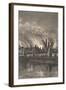 Moscow Burning during Napoleonic War-null-Framed Giclee Print