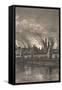 Moscow Burning during Napoleonic War-null-Framed Stretched Canvas