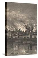 Moscow Burning during Napoleonic War-null-Stretched Canvas