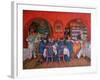 Moscow Cafe, 1916-Boris Kustodiyev-Framed Giclee Print