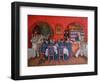 Moscow Cafe, 1916-Boris Kustodiyev-Framed Giclee Print