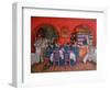 Moscow Cafe, 1916-Boris Kustodiyev-Framed Giclee Print