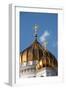 Moscow, Cathedral of Christ the Saviour, Detail, Golden Dome-Catharina Lux-Framed Photographic Print