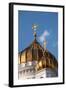 Moscow, Cathedral of Christ the Saviour, Detail, Golden Dome-Catharina Lux-Framed Photographic Print