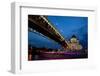 Moscow, Christ the Savior Cathedral, Patriarch's Bridge, in the Evening-Catharina Lux-Framed Photographic Print