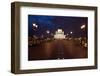 Moscow, Christ the Savior Cathedral, Patriarch's Bridge, in the Evening-Catharina Lux-Framed Photographic Print