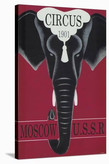 Moscow Circus Ussr-null-Stretched Canvas