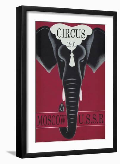 Moscow Circus Ussr-null-Framed Premium Giclee Print