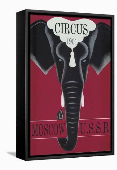 Moscow Circus Ussr-null-Framed Stretched Canvas