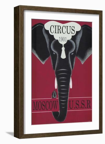 Moscow Circus Ussr-null-Framed Giclee Print