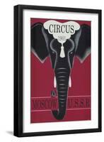 Moscow Circus Ussr-null-Framed Giclee Print