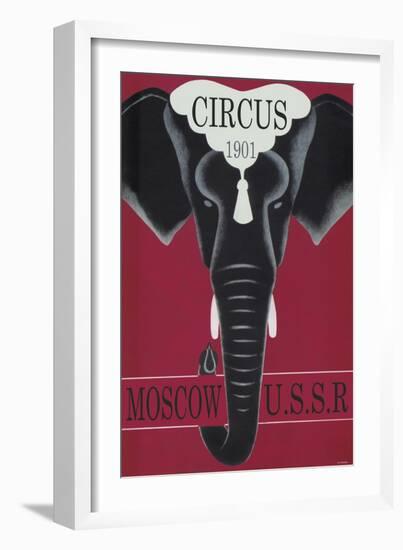 Moscow Circus Ussr-null-Framed Giclee Print