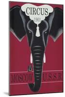 Moscow Circus Ussr-null-Mounted Giclee Print