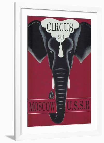 Moscow Circus Ussr-null-Framed Giclee Print