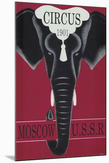 Moscow Circus Ussr-null-Mounted Giclee Print