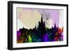 Moscow City Skyline-NaxArt-Framed Art Print