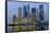 Moscow City skyscrapers, Moscow, Russia, Europe-Miles Ertman-Framed Stretched Canvas