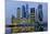 Moscow City skyscrapers, Moscow, Russia, Europe-Miles Ertman-Mounted Photographic Print