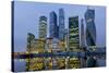 Moscow City skyscrapers, Moscow, Russia, Europe-Miles Ertman-Stretched Canvas