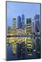 Moscow City skyscrapers, Moscow, Russia, Europe-Miles Ertman-Mounted Photographic Print