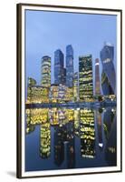 Moscow City skyscrapers, Moscow, Russia, Europe-Miles Ertman-Framed Premium Photographic Print