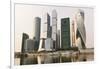 Moscow City skyscrapers, Moscow, Russia, Europe-Miles Ertman-Framed Photographic Print